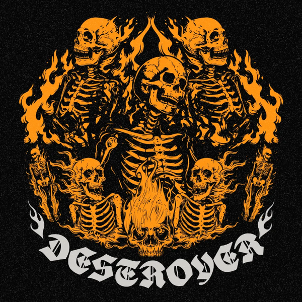 Kittl template design example.